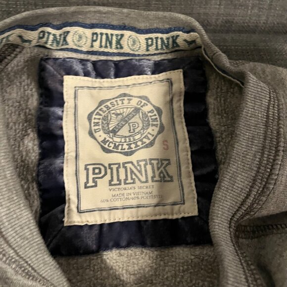 Pink University College Style crew neck Sweatshirt - size s - Picture 3 of 3